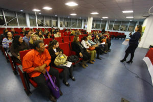 Nestes encontros são discutidos conceitos importantes na gestão escolar. (Foto: Roberto Mourão)