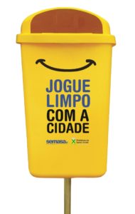 Novas papeleiras de Santo André serão amarelas