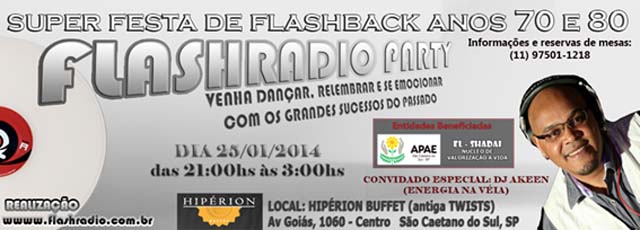 Festa beneficente da Flashradio