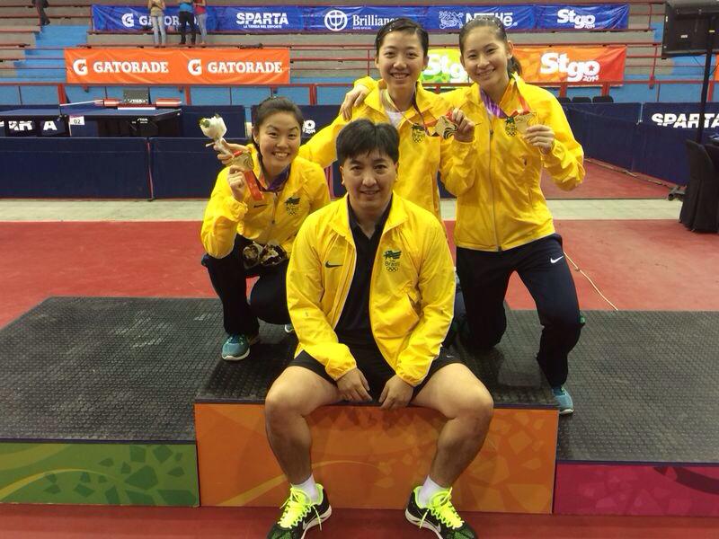 Jéssica Yamada, Lin Gui, Caroline Aiko Kumahara e Hugo Hoyama