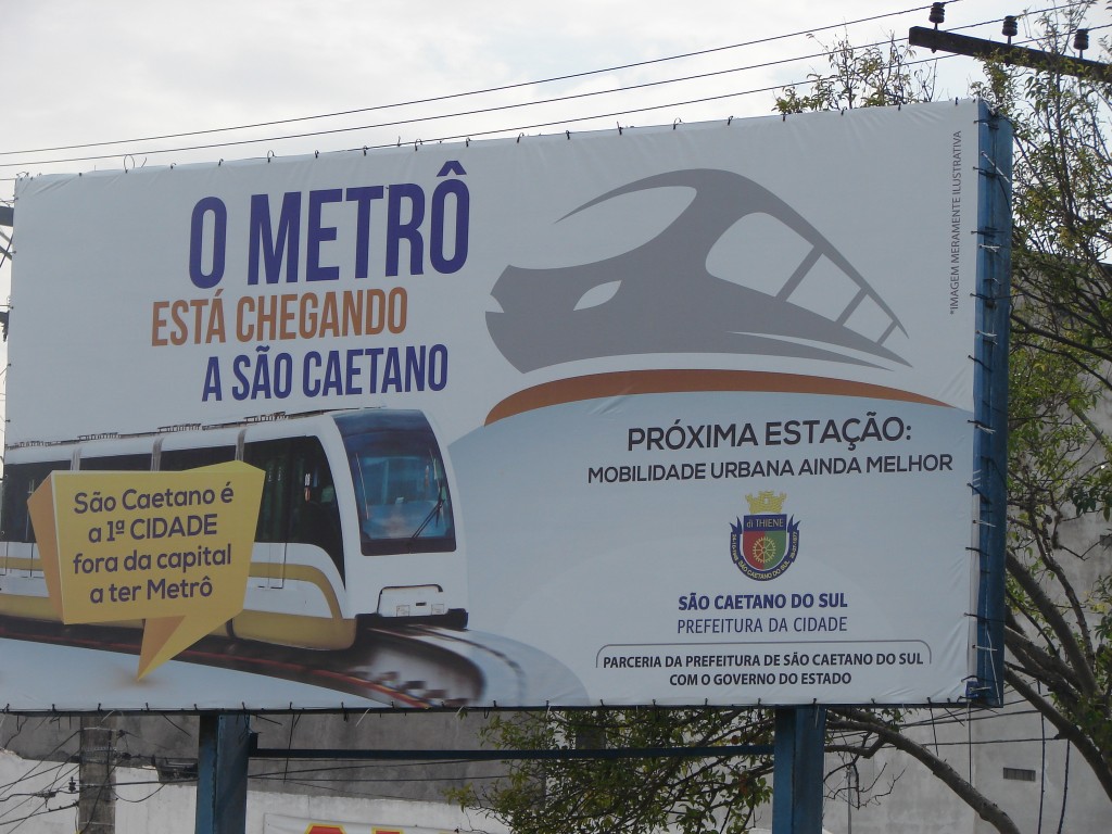 Metrô Leve: Quem está construindo  em São Caetano: Estado ou Município?