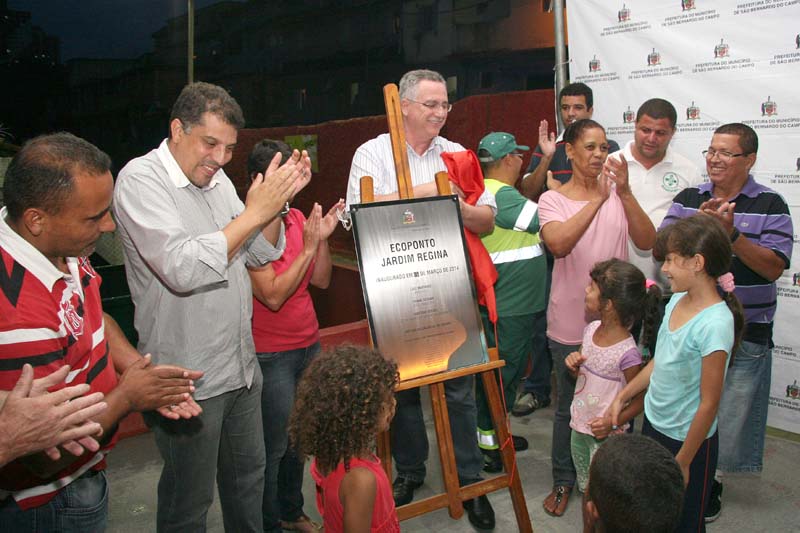 Inauguração do Ecoponto Jardim Regina