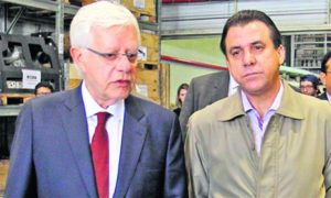 Ministro Moreira Franco e Marinho