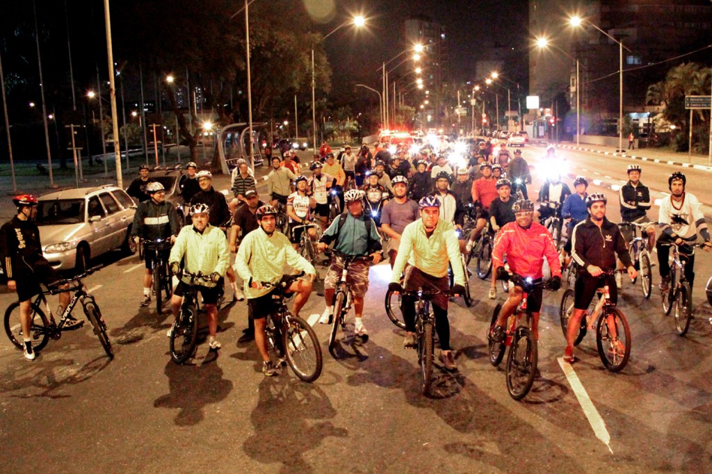 Santo André retoma a ‘Pedalada Noturna’