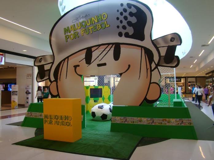 Em clima de Copa e de férias, Grand Plaza promove o evento "Maluquinho por Futebol"