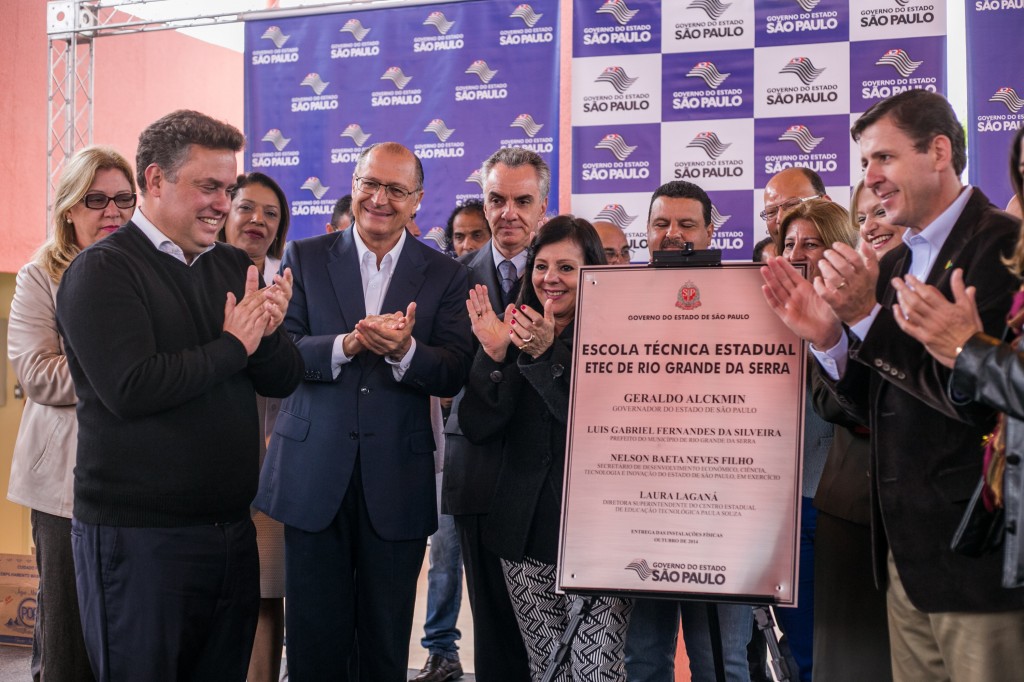 Geraldo Alckmin entrega unidade da Etec em Rio Grande