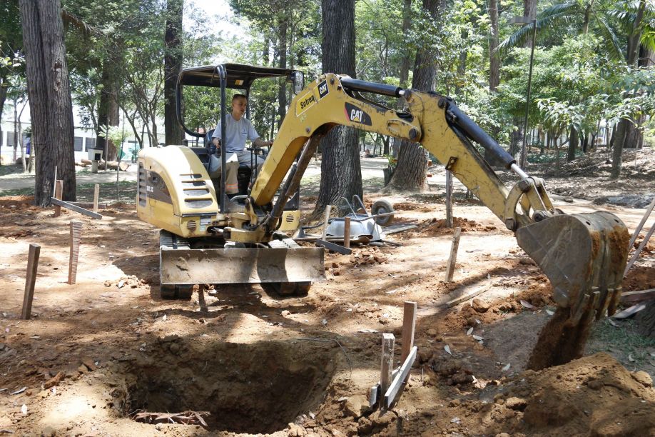 Obras na Chácara Pignatari seguem em ritmo acelerado