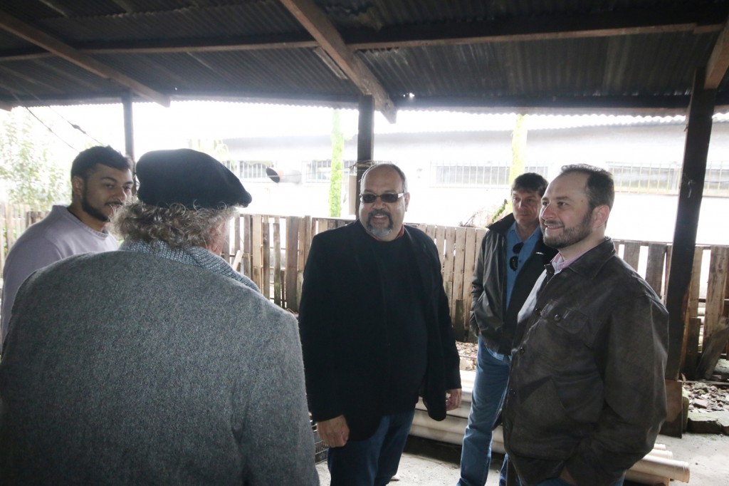 Diretor do PAC vistoria obras de Paranapiacaba