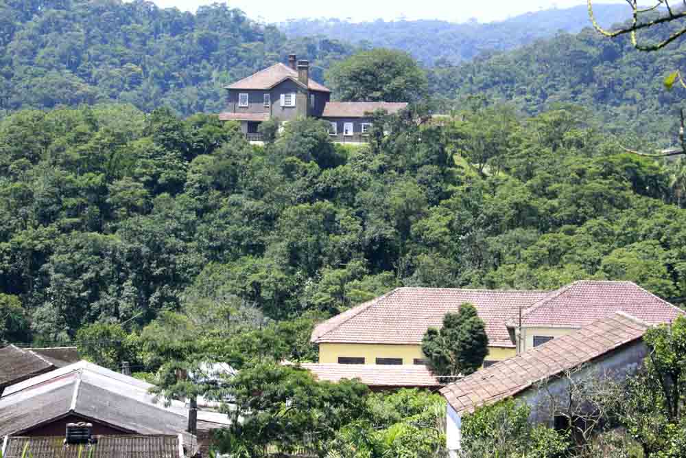 No Museu Castelo, antiga casa dos engenheiros-chefe da ferrovia, o público tem uma vista geral da Vila de Paranapiacaba