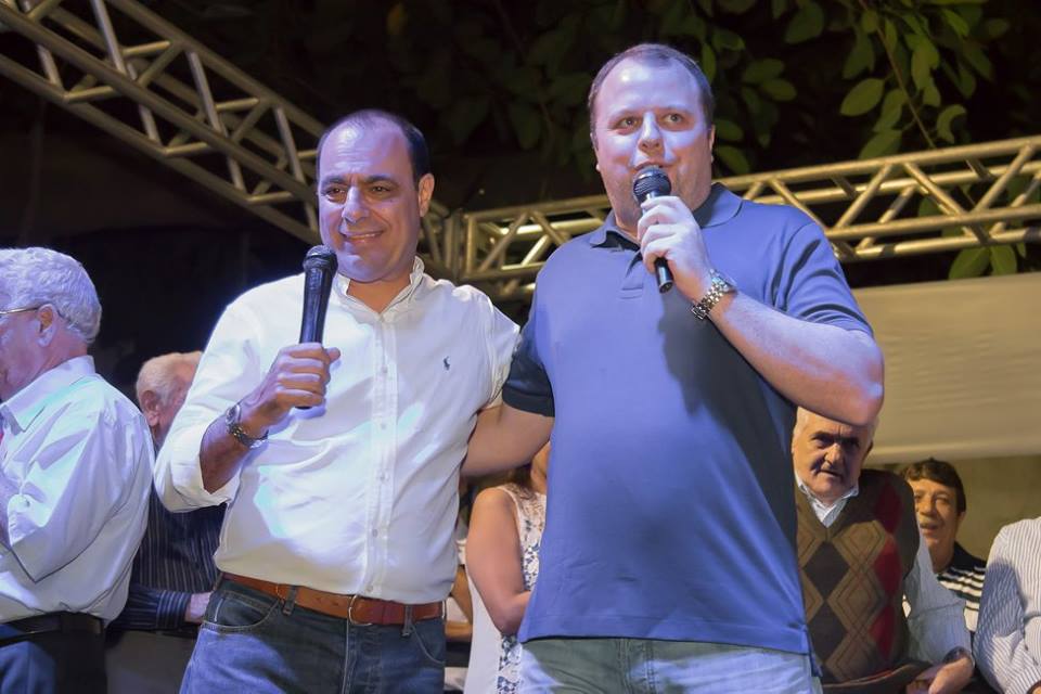 Ex-prefeito e pré candidato a prefeito José Auricchio Júnior e Beto Vidoski - vereador e presidente do PSDB de SCS