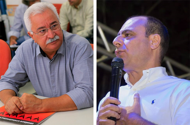 Paulo Pinheiro, segue distante de José Auricchio. O dobro de votos no levantamento vem desde o anterior. Nem manobra de pesquisa de 5% para baixo ou para cima tira a vantagem de Auricchio com 38,5 e Pinheiro 22%