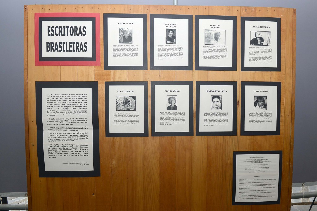 Biblioteca abre espaço para autoras brasileiras em homenagem à mulher Biblioteca abre espaço para autoras brasileiras em homenagem à mulher