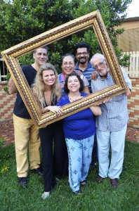 A arte do reencontro em três saraus